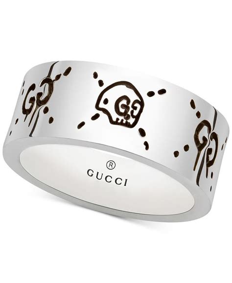 gucci diamond ring mens|Gucci ghost ring men.